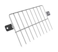 Gatuida Grille Anti-Obstruction en Acier Inoxydable 201 Filtre de Gouttière Latéral 155 X 12 CM Vis Support de Crépine pour Toit et Balcon Protection Feuilles et Débris