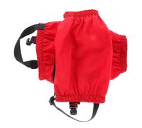 Gatuida Guêtres de Randonnée Imperméables et Respirantes pour Femmes Ajustables Protection Sable et Boue Guêtres Courtes Rouges pour Trekking Marche et Activités Outdoor