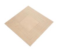 Gatuida Guide de Découpe Concentrique en Bois pour Poterie, Outil de Formage Carré pour Argile et Plaques Céramiques, Facile à Nettoyer Ranger, pour Ateliers Éducatifs