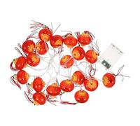 Gatuida Guirlande Lumineuse LED Lanterne Rouge Chinoise 3 Mètres 20 Lampes Pampilles, Lumière Chaude Fixe et Clignotante, Décoration Festive Intérieure et Extérieure sans Plusieurs Styles