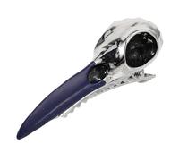 Gatuida Halloween Clip Gothique à Crâne de Corbeau Accessoire Capillaire Punk pour Fête et Photo Pince Cheveux Squelette Originale pour Soirée Masquée et Mariage Viking