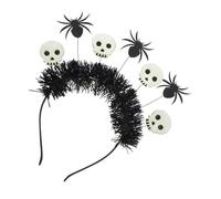 Gatuida Halloween Headband Spider Skull Design Performance Prop Unique Hair Decorating Accessory For Costume Party And Festival