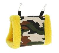 Gatuida Hamac Suspendu pour Oiseaux pour Perroquet et Cage Accessoire Confortable Camouflage pour Environnement Sécure et