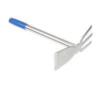 Gatuida Houe de Jardin INOX Outil à pour Désherbage et Ameublissement Sol Petite Houe Manuelle Pratique pour Jardinage et Transplantation