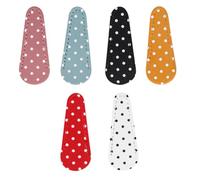 Gatuida Housse de Protection pour Ciseaux de Couture PU avec Motifs à Pois Étui Léger pour Ciseaux à Broder et Cranteurs Lot de Couleurs Assorties