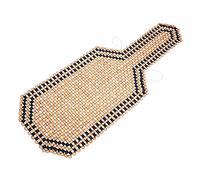 Gatuida Housse De Siège Auto Tapis Massant Coussin De Siège Avec Billes Bois Pour Voiture