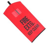 Gatuida Housse pour Extincteur ExtéRieur ImperméAble Et Antigel Sac De Protection Universel avec FenêTre Transparente Et Poche D’ÉTiquette Accessoire pour ÉQuipement SéCurité Incendie Industriel 22.