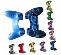 Gatuida Housse Protection Manette Silicone Camouflage Bleu Accessoires Manette Anti-rayures Coque Extensible Pour Controller Protection Complète Ergonomique