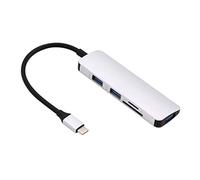 Gatuida Hub USB Type-c avec Ports USB Et Lecteur De Cartes pour Ordinateurs Portables