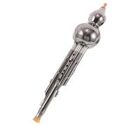 Gatuida Hulusi Flûte Traditionnelle Chinoise C Argentée à Trois Tons Instrument à Vent pour Débutants Pratique Quotidienne et Activités Extérieures