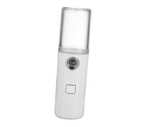 Gatuida Humidificateur de Visage Nano-spray Portable 20 Ml Recharge USB Transparent Blanc Cassé, Vaporisateur Facial Ultrafin, Nettoyant pour Pores, Spa Facial à Vapeur, Soin Peau Types,