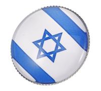 Gatuida Insigne broche goupille de drapeau épingles d'otage Israël épinglettes épinglette du drapeau américain d'Israël lunettes ouvertes pour la fabrication de bijoux Métal