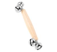 Gatuida Instrument de Percussion Bois Sûr et Durable pour Garçon Fille Clochettes à Main Musicales Adaptées à Éveil pour Jardin Garçon Fille Centre Éducation Précoce et Usage Domestique