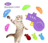 Gatuida Interactif pour Chats Volant Disque Lanceur Jeu de Poursuite Stimulant Exercice Intérieur et Extérieur Stimule Activité et Interaction Couleur Aléatoire