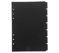 Gatuida Intercalaires de Classeur en Plastique Lot de 14 pour Bloc-Notes A5 6 Trous Onglets Détachables pour Organisation de Documents Professionnels
