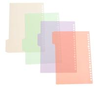 Gatuida Intercalaires Détachables Séparateurs de Pages en Papier Coloré Lot de 8 pour Indexation et Navigation Facile pour Cahiers et Planners