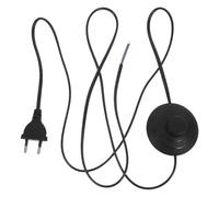 Gatuida Interrupteur Pied Pour Lampadaire Cordon De Lampe Avec Prise 1.8 Mètre Câble De Commande Intermédiaire Pratique Pour Salon Chambre Bureau