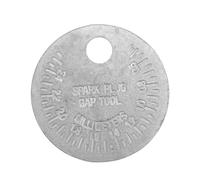Gatuida Jauge Écartement pour Bougies Allumage Alliage Zinc-aluminium Outil de Mesure Précis et Portable pour Système Allumage Réglage Flexible