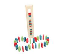 Gatuida Jeu De Dominos pour Garçon Et Filles Pinces, Bloc De Dominos en Plastique, Taille Standard, Couleur Aléatoire, Jouet Éducatif Maison, Stimule La Créativité Réflexion Logique, Set Complet