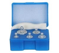 Gatuida Jeu de Poids D’étalonnage en Acier Chromé de 10 Milligrammes à 100 Grammes avec Boîte de Rangement, Poids Métalliques de Précision pour Balance Numérique, Laboratoire et Travaux