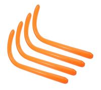 Gatuida Jeu Interactif de Singe 4 Pièces Queue de Singe Gonflable Orange en Pvc pour Fête Jungle Anniversaire Enterrement Vie Jeune Fille Décoration Festive