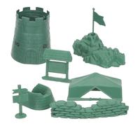 Gatuida Jouet Militaire pour Garçons Kit De Construction De Bataille 21 Pièces en Plastique Couleur Camouflage pour Garçon Et Filles pour Bac à Sable Et Jeu Éducatif