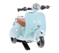 Gatuida Jouet pour Petits Animaux Hamster Moto Jouet Plastique Rotatif Musical Bleu pour Compagnons Petits Animaux