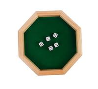 Gatuida Jouets De Jeu De Dés De Bar Divertissement Compact Octogonal pour Fêtes Et Réunions, Surface Lisse sans Danger, Développement Concentration Dextérité, Jeu De Société Parents-garçon Et Filles