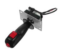 Gatuida Joystick de Vol Analogique avec Micro-Interrupteur et Fonction Vibration pour Contrôleur DIY Manche Balai de Jeu Arcade Accessoire Simulateur de Vol pour Gamers