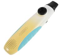 Gatuida Kazoo Double Trou Plastique Léger 20 Cm Jaune Blanc Dégradé, Instrument de Musique pour Débutants, Accompagne Guitare Ukulélé Piano, Fêtes et Apprentissage Facile