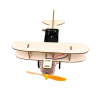 Gatuida Kit Avion Bois DIY Modèle Éducatif à Assembler pour Garçon Fille Scientifique Manuel pour Développer Capacités et Cognitives