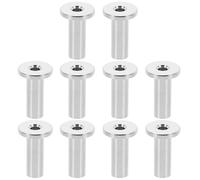 Gatuida Kit de 10 Manchons de Protection en Acier Inoxydable 1/8 pour Câbles de Terrasse et Garde-Corps Protecteur de Câble Métallique Résistant pour Usage Intérieur et Extérieur