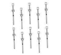 Gatuida Kit de 10 Tendeurs à Câbles en Acier Inoxydable pour Garde-Corps Raccords Filetés Réglables Résistants à la Rouille Solide
