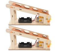 Gatuida Kit de 2 pour Enfants - Jouet Scientifique électrique à Monter soi-même - Petit Automatique à Assembler pour des activités STEM en Maternelle et en Classe