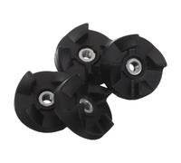 Gatuida Kit de 4 Coupleurs de Mixeur en Caoutchouc Noir 3/16 Douille D'entraînement à 4 Dents, Pièces de Rechange Compatibles pour Mixeurs Cuisine, Remplacement Solide et