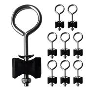 Gatuida Kit de 9 pièces de Rechange pour Trampoline : boulons pour Ressorts et poteaux de Filet, Outils de Fixation pour ancrages extérieurs, kit de visserie pour piquets.