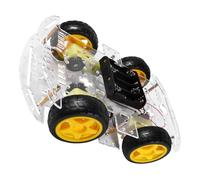 Gatuida Kit de Châssis Voiture Robot Intelligent Roues avec Encodeur Vitesse et Moteurs DC pour Garçon Fille Apprentissage Robotique DIY