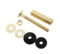 Gatuida Kit de Fixation pour Réservoir de Toilette avec Joint Étanche Boulons Extra Longs et Écrous Verrouillables Facile à Installer pour Réparation et Entretien Du Couleur Aléatoire