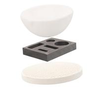Gatuida Kit de Fusion Métal Creuset Graphite Moule pour Moulage Or Cuivre Outil de Fonderie Petit Volume pour Fusion Rapide et Analyse Test