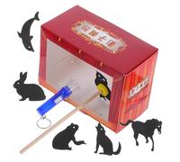 Gatuida Kit De Marionnettes D'ombres Artisanales pour Garçon Et Filles, Théâtre De Marionnettes DIY, Jeu Éducatif De Fabrication Manuelle, Activité Créative Scientifique, Lampe Colorée Aléatoire