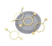 Gatuida Kit de Moules pour de Cire avec Tapis Silicone pour Diy Formes Variées Ronde Hexagone Fleur Invitations Mariage Scrapbooking et Décoration Denveloppes