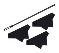 Gatuida Kit de Nettoyage pour Flûte et Clarinette, 1 Baguette de Nettoyage Longue Fine, 3 Chiffons D'entretien Réutilisables Ultra-résistants, Accessoires Légers pour Entretien