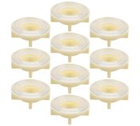 Gatuida Kit de Réparation Robinet la Cuisine 10 Pièces Écrous ABS et Rondelles Étanchéité 4/4 Pouces Accessoires Fixation Lavabo Salle de Bain Plomberie