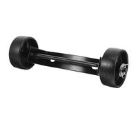 Gatuida Kit de Roues pour Chauffage de Terrasse à Gaz Roue Mobile Petite Fer et Plastique Antirouille de Remplacement Compatible Chauffage Extérieur et Parasol