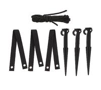 Gatuida Kit de Support pour Plantes Piquets de Fixation pour Arbres avec Sangles et Corde Accessoires de Jardin et Durables