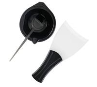 Gatuida Kit de Teinture Cheveux 3 Pièces Noir - Bol à Teinture Capillaire, Pinceau et Planche de Coiffure - Accessoires Professionnels pour Coloration Cheveux, Usage Salon et Domicile,