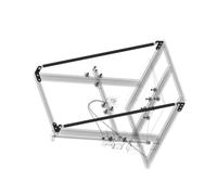 Gatuida Kit De Tiges De Traction Pour Imprimante 3d Modèle 10 S5, 80 x 1,4 Cm, Alliage Métallique Noir, Anti-vibrations, Accessoire Pour Impression Précise Et Stable