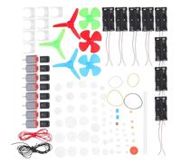 Gatuida Kit D'Expérimentation De Mini-Moteur Électrique Kit D'Expérimentation Mécanique D'Engrenages De Moteur Jouets De Physique pour Enfants