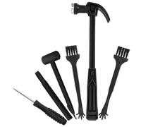 Gatuida Kit D'outils D'archéologie pour Garçon et Filles en Plastique et Fer, Expérience de Fouille Réaliste Marteau, Ciseau et Brosse, pour Éveiller l'esprit Scientifique