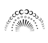 Gatuida Kit Écarteur Oreille Ox Horn Acétate Noir Bouchons Coniques Pointus Bijoux Piercing Unisexe Confortables Et Légers Pour Perçage Sensible